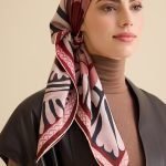 Gelincik Oudroze-Roze Dubbelzijdige Zijden Hoofddoek