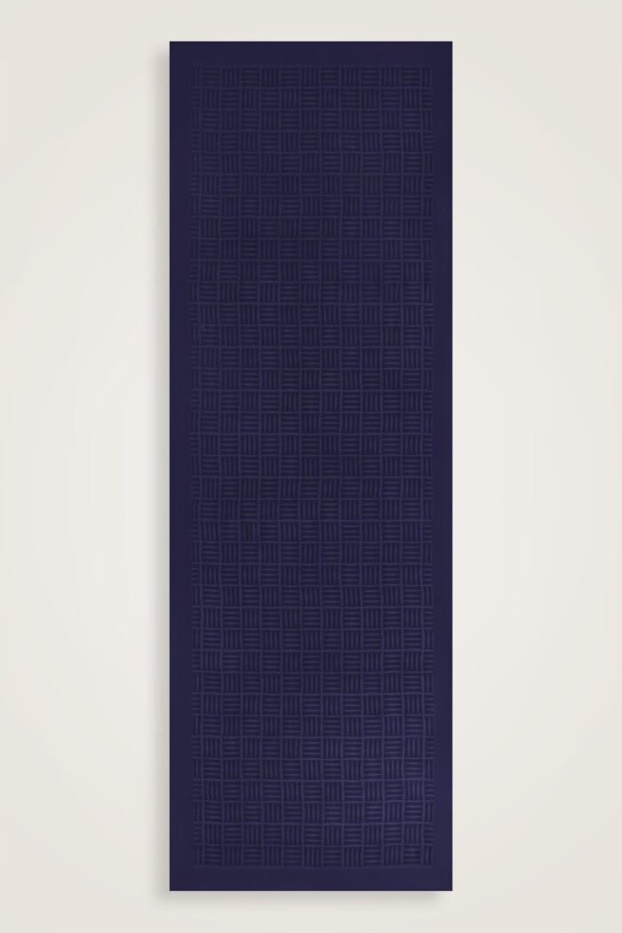 İman Kare Donkerblauw Naia Katoenen Sjaal - Afbeelding 2