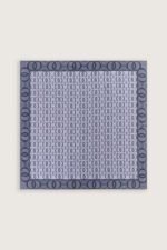 Noor Yolu 2 İndigo Tivil Zijden Hoofddoek - Afbeelding 3