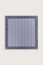 Twill-zijden hoofddoek indigo – Noor Yolu, 90×90 cm - Afbeelding 3