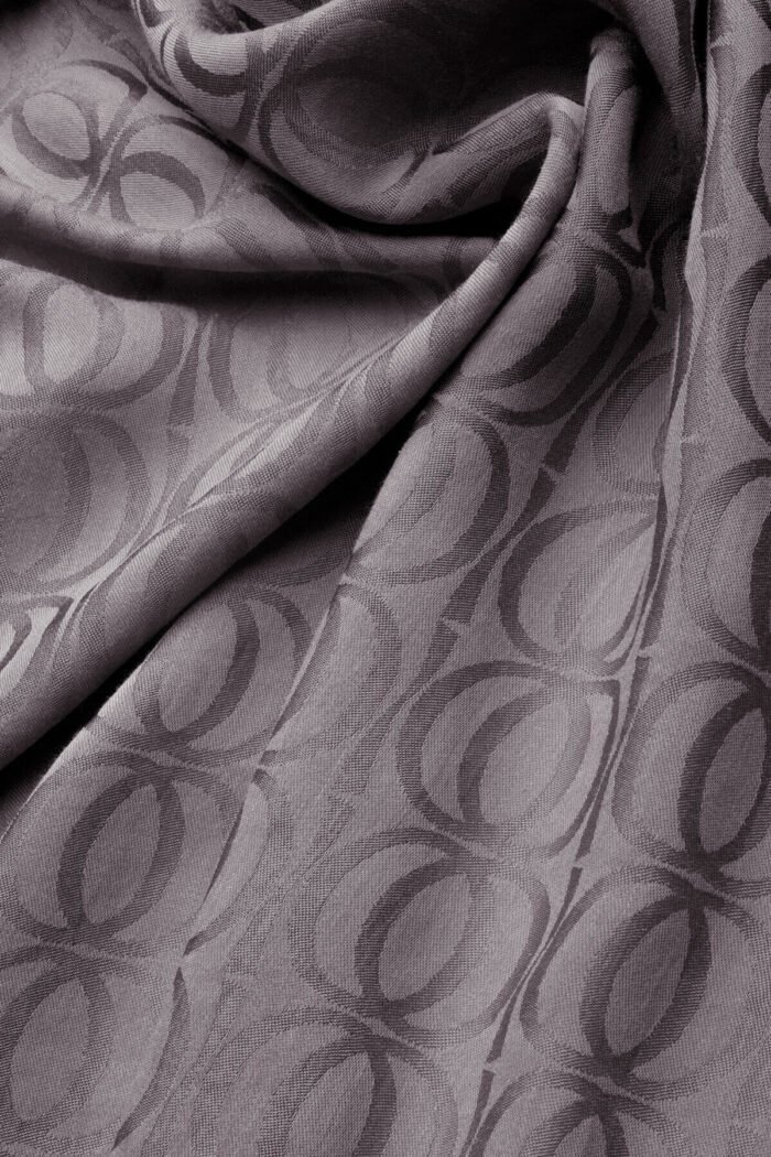 Bambunoor Antraciet Naia Katoenen Sjaal - Afbeelding 4