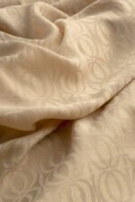 Bambunoor Antiek Beige Naia Katoenen Sjaal - Afbeelding 4