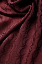 Bambunoor Bordeaux  Naia Katoenen Sjaal - Afbeelding 4