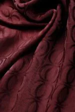 Naia katoenen sjaal bordeaux – Bambunoor - Afbeelding 4