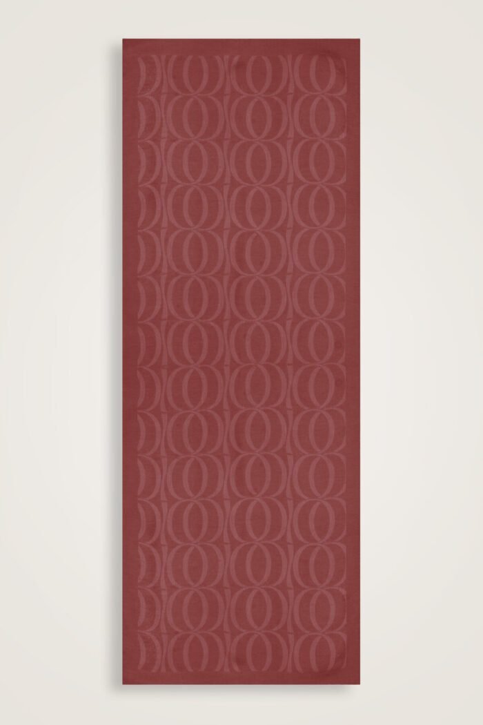 Big Bambunoor Bordeaux Tencel Sjaal – Elegant & Luchtig | İmannoor - Afbeelding 3