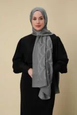 Tencel sjaal grijs – Bambunoor - Afbeelding 2