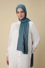 Tencel sjaal indigo – Bambunoor - Afbeelding 2