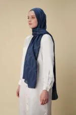 Tencel sjaal blauw – Bambunoor - Afbeelding 2