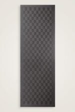 Dama Desen Antrasiet Naia Katoenen Sjaal - Afbeelding 3