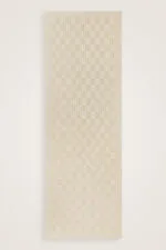 Dama Desen Beige Naia Katoenen Sjaal - Afbeelding 3