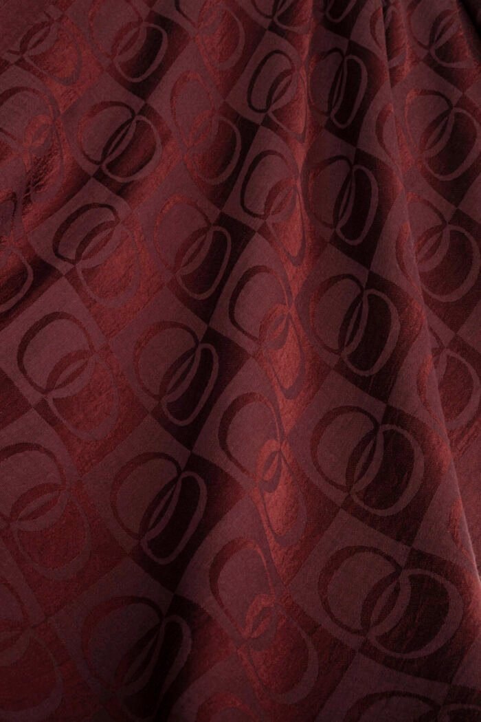 Dama Desen Bordeaux Naia Katoenen Sjaal - Afbeelding 4