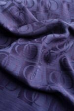 Dama Desen MarineBlauw  Naia Katoenen Sjaal - Afbeelding 4