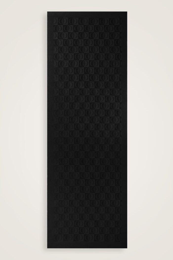 Dama Desen Zwart Naia Katoenen Sjaal - Afbeelding 3