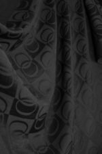 Dama Desen Zwart Naia Katoenen Sjaal - Afbeelding 4