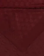 Glanzende jacquard sjaal bordeaux – Dama Logo - Afbeelding 4