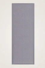 Glanzende jacquard sjaal grijs – Dama Logo - Afbeelding 3