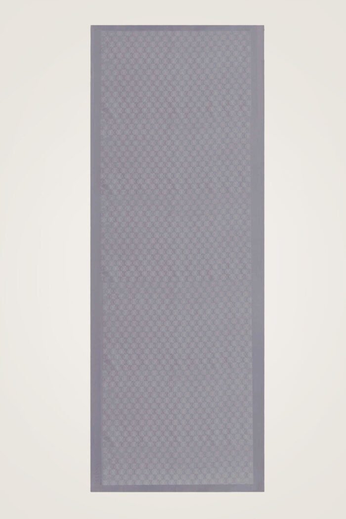 Dama Logo Grijs Shiny Jacquard Sjaal - Afbeelding 3