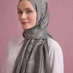 Tencel sjaal lichtgrijs – Güneş Doğarken