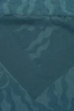 Tencel sjaal turquoise – Güneş Doğarken - Afbeelding 4