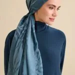 Tencel sjaal turquoise – Güneş Doğarken
