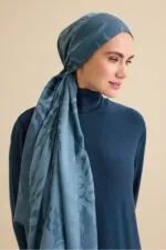 Tencel sjaal turquoise – Güneş Doğarken