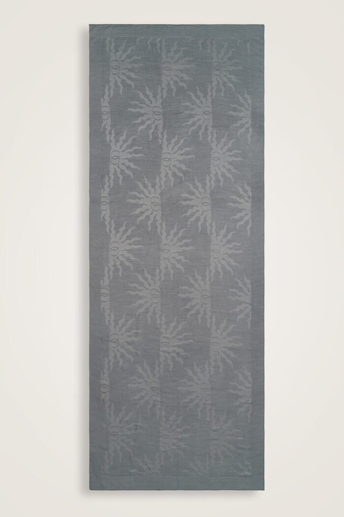 Güneş Doğarken Grijs Ferah Tencel Sjaal - Afbeelding 3