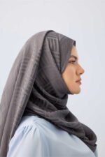 İman Kare Antrasiet Naia Katoenen Sjaal - Afbeelding 2