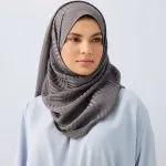 Naia katoenen sjaal antraciet – Iman Kare