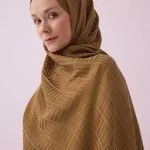 Naia katoenen sjaal khaki – Iman Kare