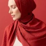 Naia katoenen sjaal terracotta – Iman Kare