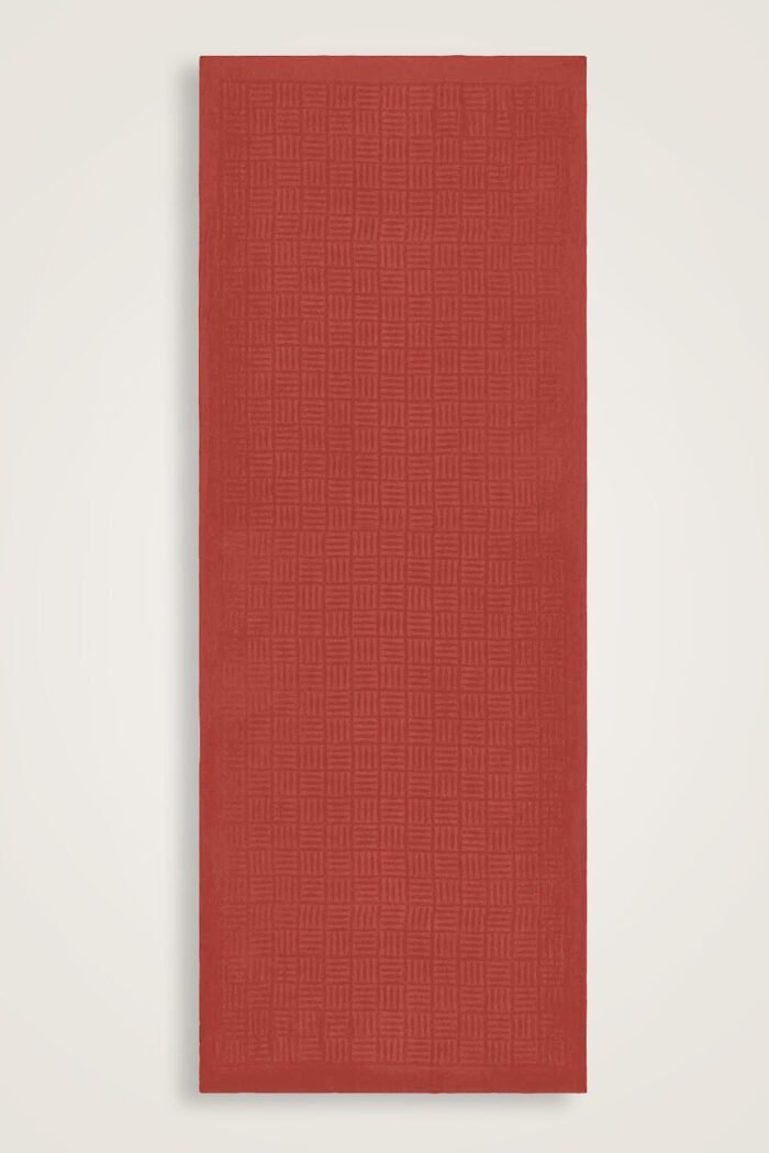 İman Kare  Terracottakleur Naia Katoenen Sjaal - Afbeelding 3