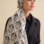 Lale Beige Katoen Zijden Sjaal