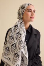 Lale Beige Katoen Zijden Sjaal