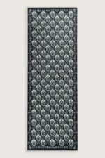 Lale Zwart-Wit Katoen Zijden Sjaal - Afbeelding 4