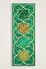 Selcuk Zon Groene Katoenen Sjaal - Afbeelding 4