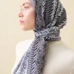 Viscose floss sjaal donkergrijs – Sırma