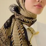 Sirma Tabakskleur Floss Viscose Sjaal