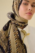 Sirma Tabakskleur Floss Viscose Sjaal