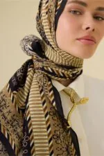 Sirma Tabakskleur Floss Viscose Sjaal
