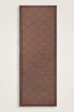 Zincir Kare Cognackleur Katoen-Zijden Sjaal - Afbeelding 3