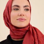 Bambunoor Terracottakleur Naia Katoenen Sjaal