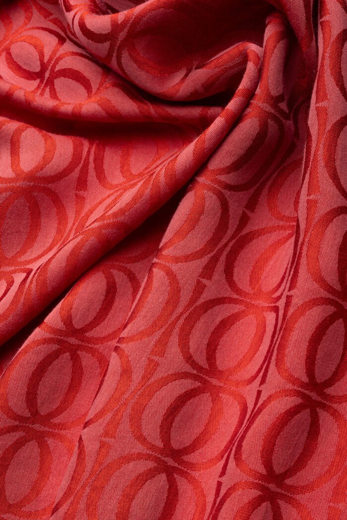 Bambunoor Terracottakleur Naia Katoenen Sjaal - Afbeelding 5