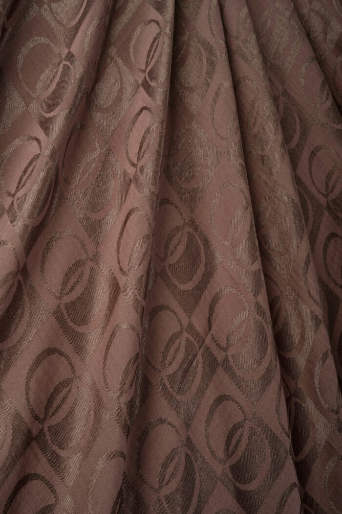 Dama Desen Lightbruin Naia Hoofddoek 95x95 - Afbeelding 6