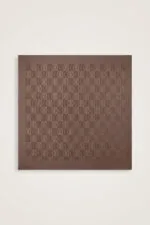 Dama Desen Lightbruin Naia Hoofddoek 95x95 - Afbeelding 5
