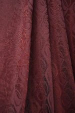 Dama Desen Bordeauxrood Naia Hoofddoek 95x95 - Afbeelding 7