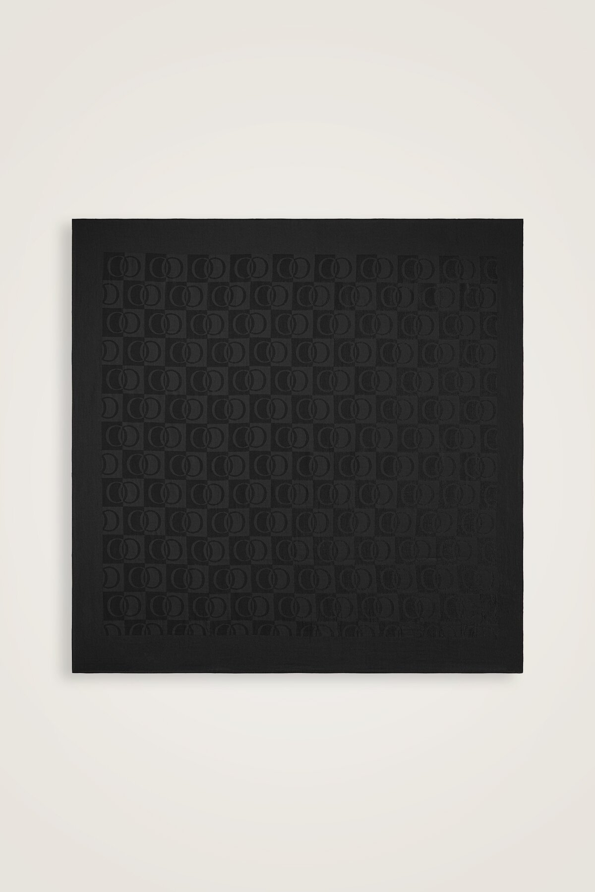 dama-desen-siyah-naia-esarp-naia-pamuk-esarp-imannoor-24769-80-B Dama Desen Zwart Naia Hoofddoek 95x95 - Afbeelding 1