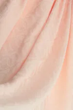 Naia katoenen sjaal met dambordprint – zalm - Afbeelding 5