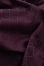 Tencel-katoen-zijden sjaal paars – Iman - Afbeelding 5
