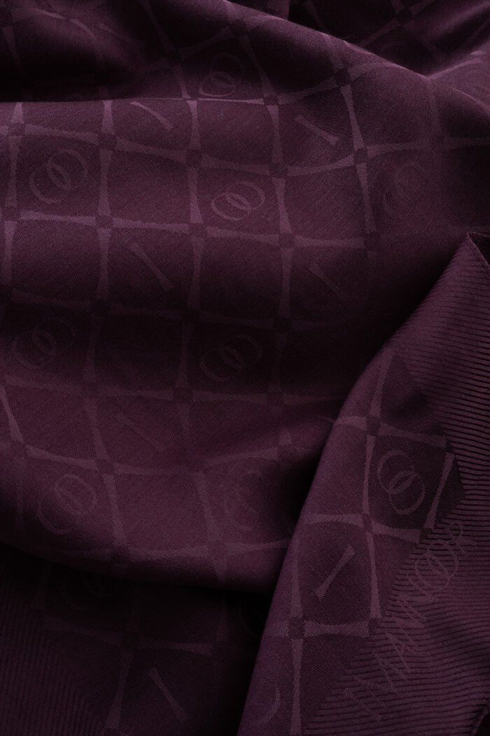 İman I Paars Tencel Katoen en Zijde Sjaal - Afbeelding 5