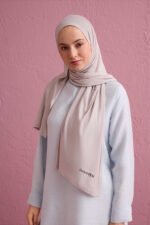 Nude colorway Light Steenkleur premium sjaal (70 x 180 cm)